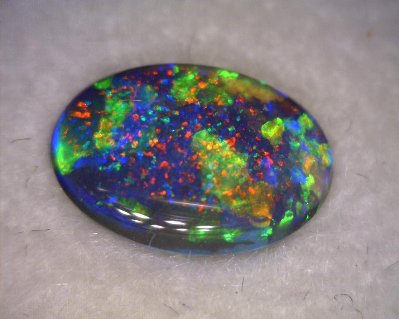 Black Opal Gemstone