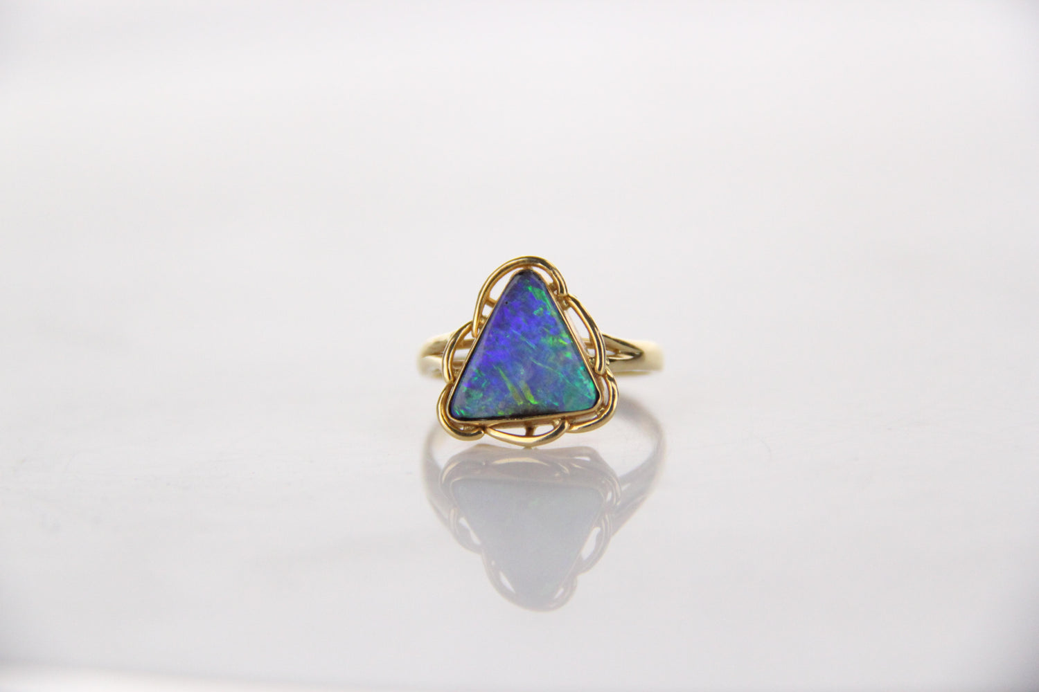 Boulder Opal Rings