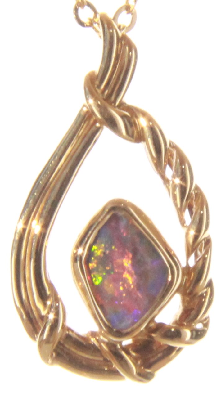 Boulder Opal Pendants