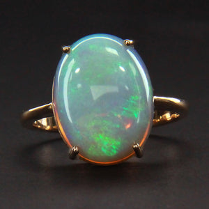 Black Opal Ring 021191 Front