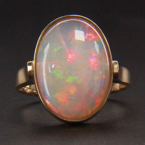 Crystal Opal Ring 021256