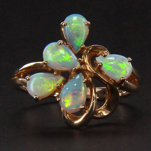 Crystal Opal Ring 021264