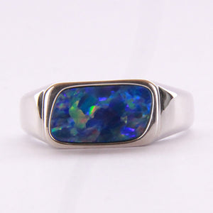 Doublet Opal Ring 051288
