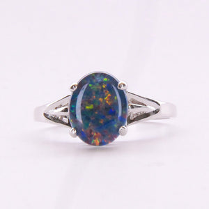 Triplet Opal Ring 060046