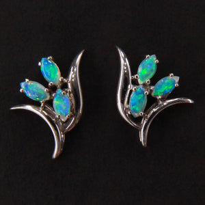 Crystal Opal Earring 100638