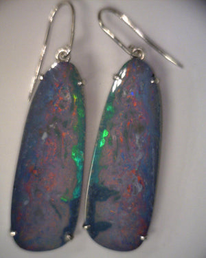 Doublet Opal Earrings 131475