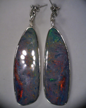 Doublet Opal Earrings 131833