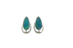 Doublet Opal Earrings 131872