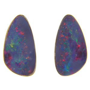 Doublet Opal Earring 131886