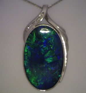 Black Opal Pendant 170123
