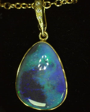 Black Opal Pendant 170678