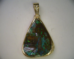 Boulder Opal Pendant 190900